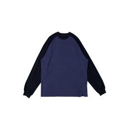 Design horn sleeve round neck sweatshirt, customized black contrasting purple round neck sweatshirt, creative design sweatshirt, winter long-sleeved sweatshirt, sweatshirt supplier Z659 Design horn sleeve round neck sweatshirt, customized black contrasting purple round neck sweatshirt, creative design sweatshirt, winter long-sleeved sweatshirt, sweatshirt supplier Z659